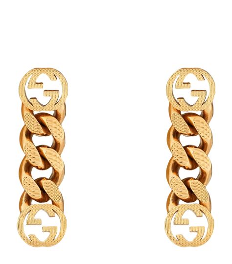 gucci g interlocking earrings